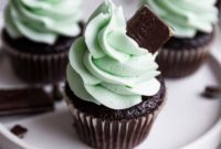 Velvety Mint Chocolate Cupcakes
