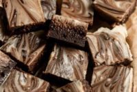 Simple Fudgy Cream Cheese Swirl Brownies