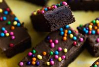 Fudgy Homemade Cosmic Brownies