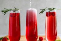 Cheers to Mom with Raspberry Cranberry Momosas