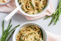 Asparagus and Lemon Fettuccine with Shaved Parmesan