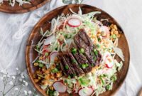 Grilled Steak Salad with Sweet Strawberry Vinaigrette
