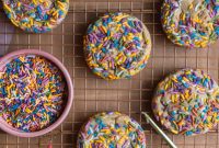 Quick 30 Minute Birthday Cake Cookies