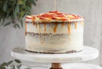 Decadent Dairy-Free Apple Cider Caramel Layer Cake