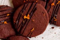 Zesty Orange Dark Chocolate Shortbread