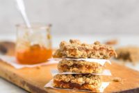 Golden Apricot Oat Crumble Bars