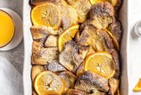 Overnight Golden Challah French Toast Bake