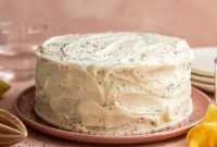 Sunshine Lemon Poppyseed Yogurt Layer Cake