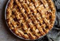Sweet & Simple Caramel Apple Lattice Pie