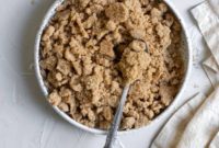 Easy Classic Streusel Crumbs Nut and Oat Free