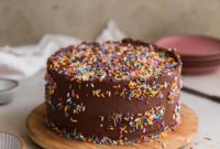 Velvet Chocolate Birthday Delight Dusted with Sprinkles