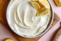 Luscious 5-Ingredient Lemon Cream Cheese Frosting