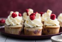 Decadent White Chocolate Raspberry Cupcakes