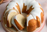 Heavenly Moist Glazed Buttermilk Vanilla Bundt Cake