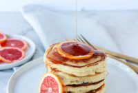 Zesty Blood Orange Cloud Pancakes