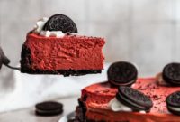 Effortless Red Velvet Cheesecake with Oreo Crust