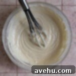 Easy and Moist One Bowl Wonder Marble Cupcakes 5 Vanilla batter for marble cupcakes.