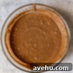 Decadent Banana Fudge Brownies 5 Banana Brownie batter in a glass bowl.