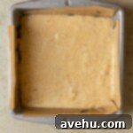 Ultimate Banana Bread Brownies 7 Banana bread batter in a 8x8 pan.