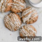 Instant Cream Cheese Glaze Perfection 5 White chocolate oatmeal cookies.