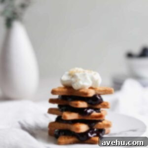 Blueberry Pie Deconstructed Star Stack 2 A delightful deconstructed blueberry pie star stack, perfect for a festive dessert.