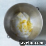 Bright & Zesty Lemon Blueberry Cupcakes 12 Sugar, butter, and zest in a mixing bowl.