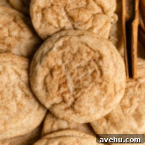 Cinnamon Sugar Chews in Minutes 8 A cinnamon sugar cookie stacked on other cookies next to a cinnamon stick.