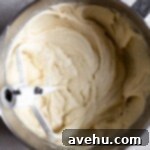 Effortless and Perfectly Moist Blackberry Cake 11 white cake batter in a mixing bowl