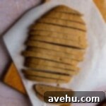 Gingerbread Biscotti with a Frosty Crunch 15 Slices made into a log of biscotti