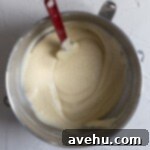 Lush Berry Chantilly Layers 10 Chantilly cake batter in a bowl