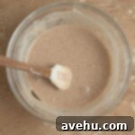 A cinnamon spiced glazed in a glass bowl.