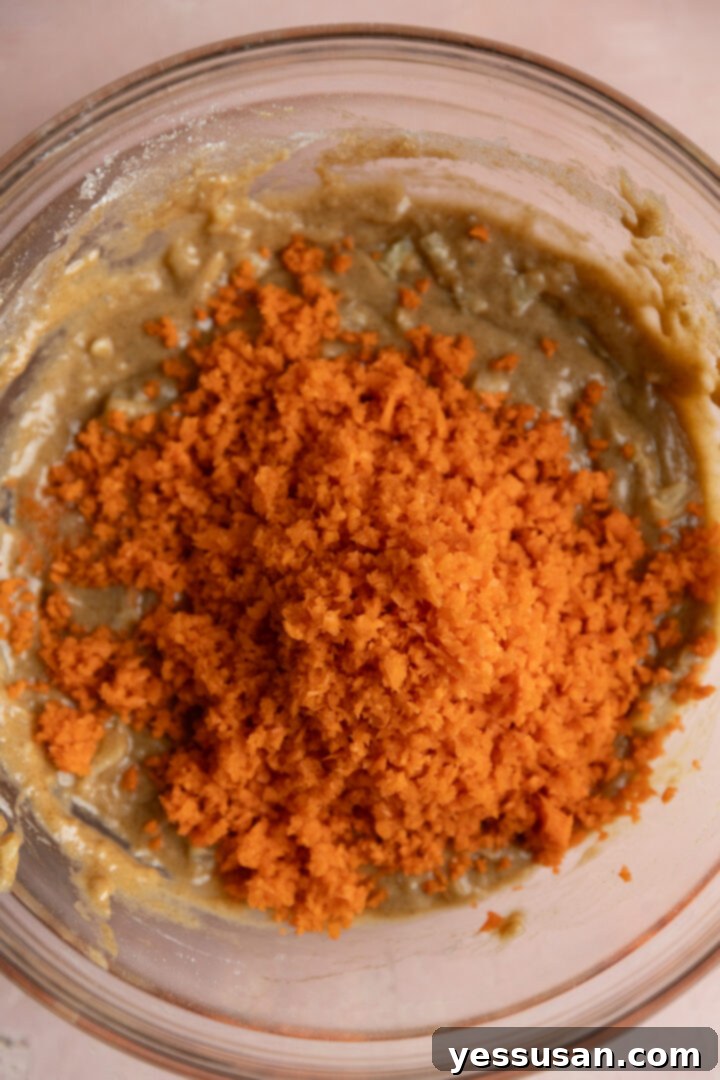 Pineapple-Packed Carrot Cupcake Delights 6 Shredded carrots added to the batter.